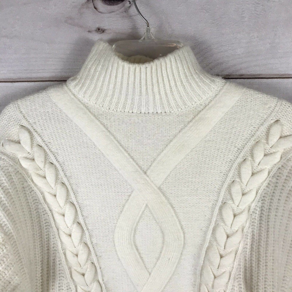 Elizabeth and James Turtleneck Sweater Cable - Picture 5 of 11
